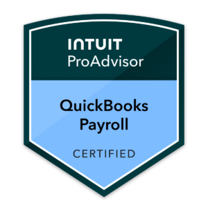 Intuit QuickBooks Payroll Certified ProAdvisor badge